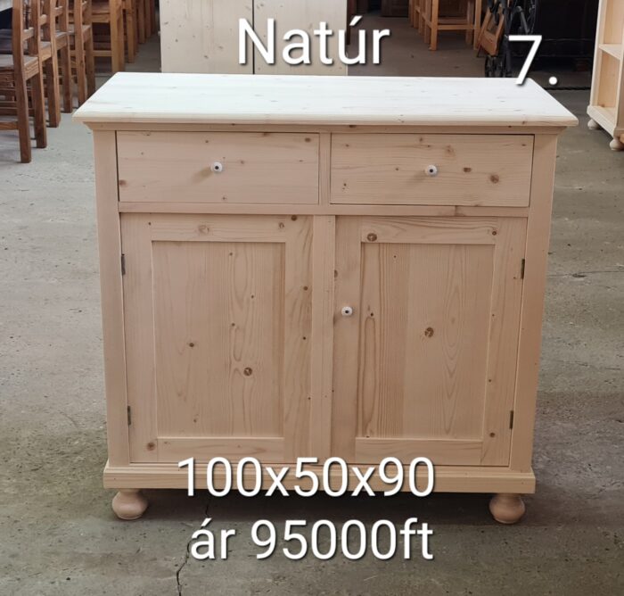 V. Ajtós komód 100x50x90cm - új készítésű - Image 3