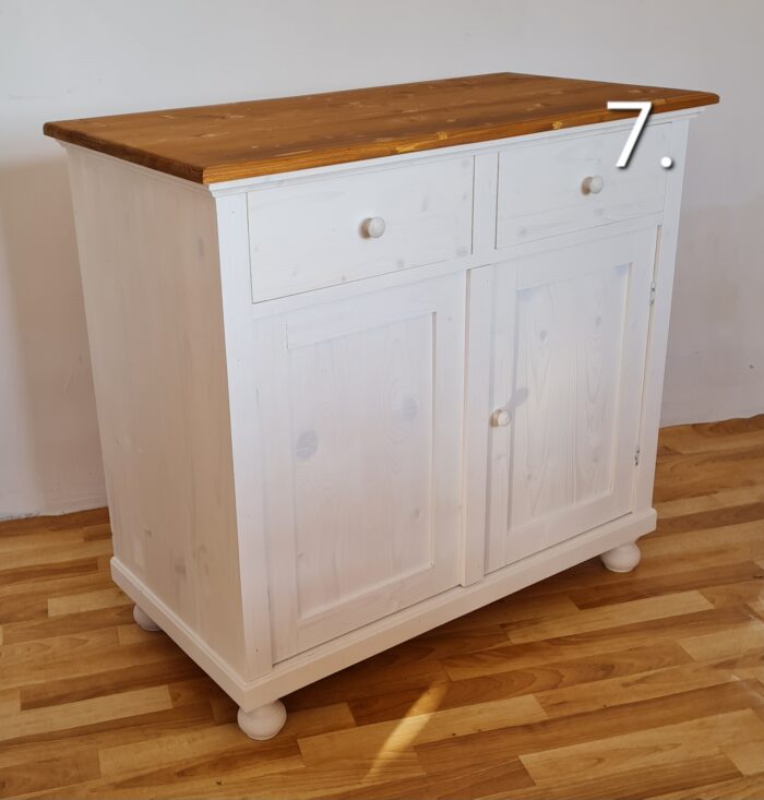 V. Ajtós komód 100x50x90cm - új készítésű - Image 9