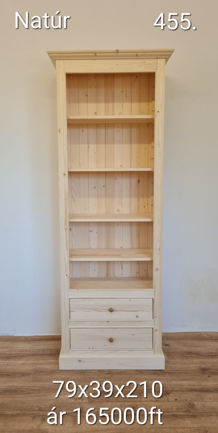 J. Nyitott polcos, fiókos 79x39x210cm – új készítésű - Image 2