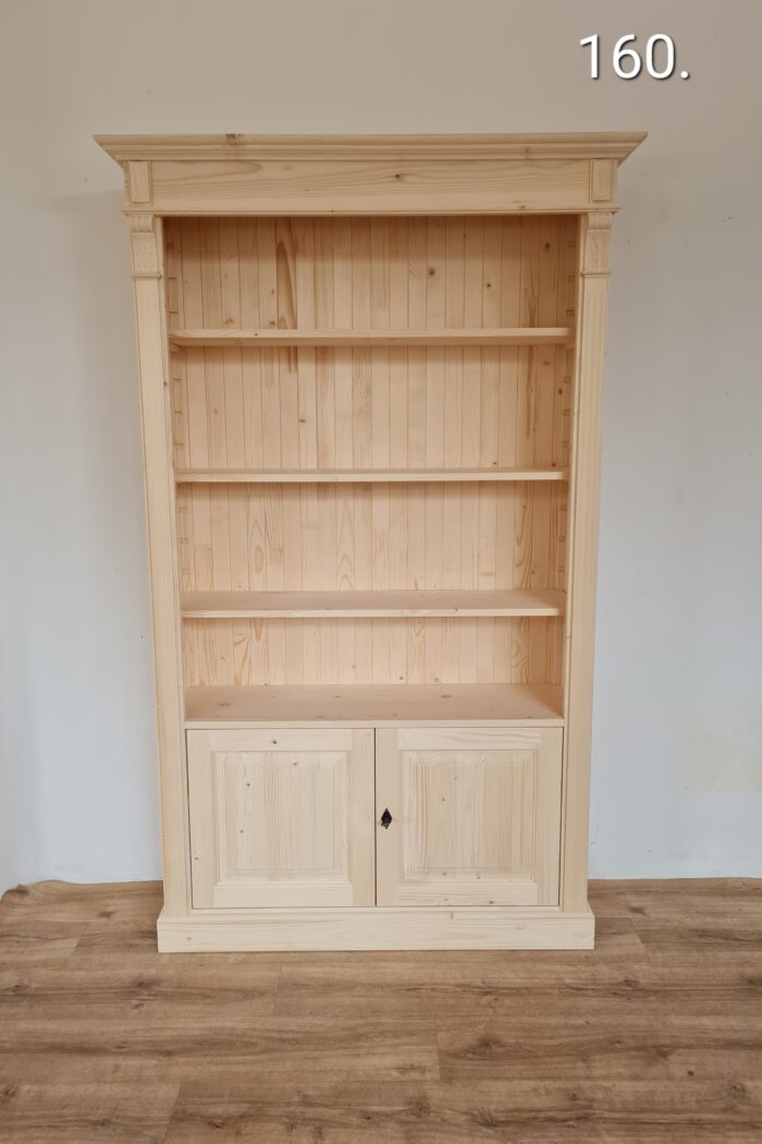 K. Nyitott polcos, fiókos 120x39x197cm – új készítésű