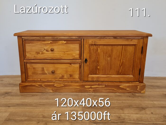 ZB. Komód 120x40x56cm - új készítésű - Image 6
