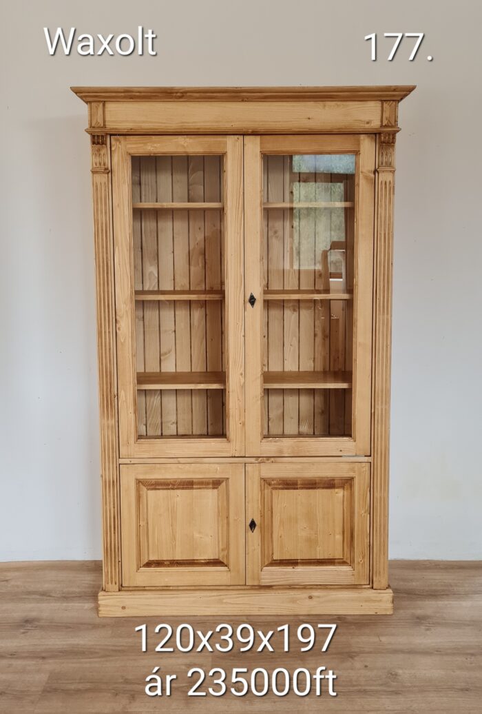 I. Vitrines könyves 120x39x197cm – új készítésű - Image 4