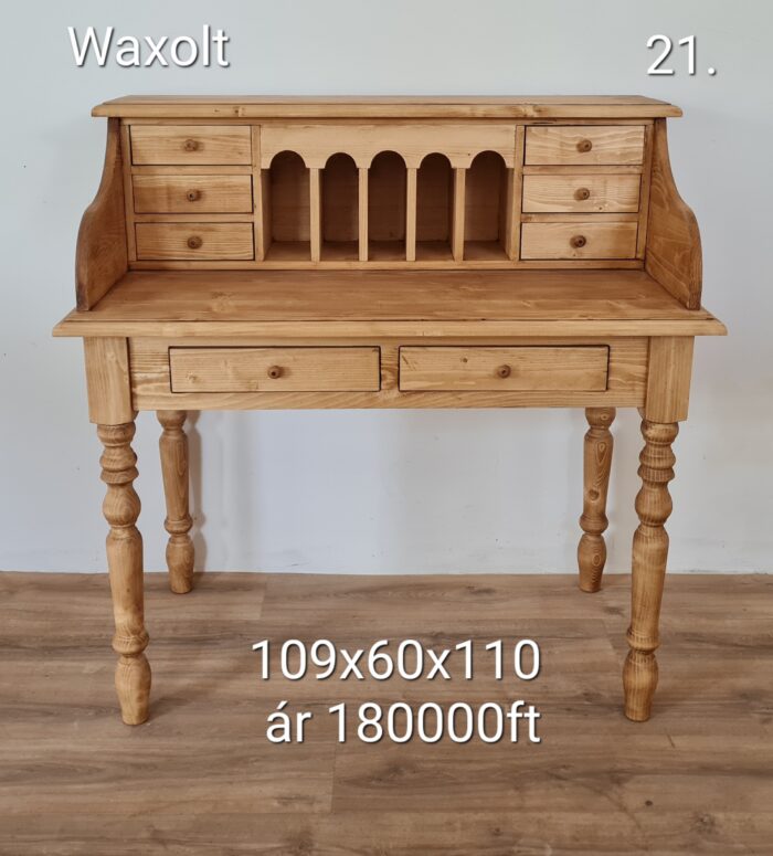 A. Íróasztal 109x60x110 - új készítésű - Image 4
