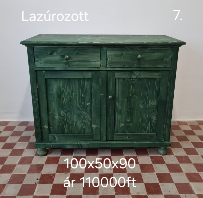 V. Ajtós komód 100x50x90cm - új készítésű - Image 12