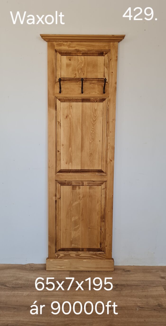 A. Előszobafal 65x7x195cm - új készítésű - Image 4