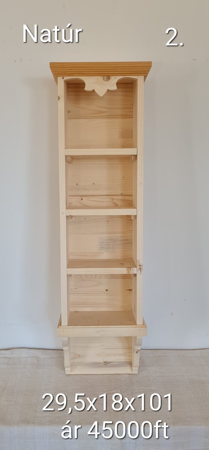 L. Fali polc 29,5x18x101cm - új készítésű - Image 2