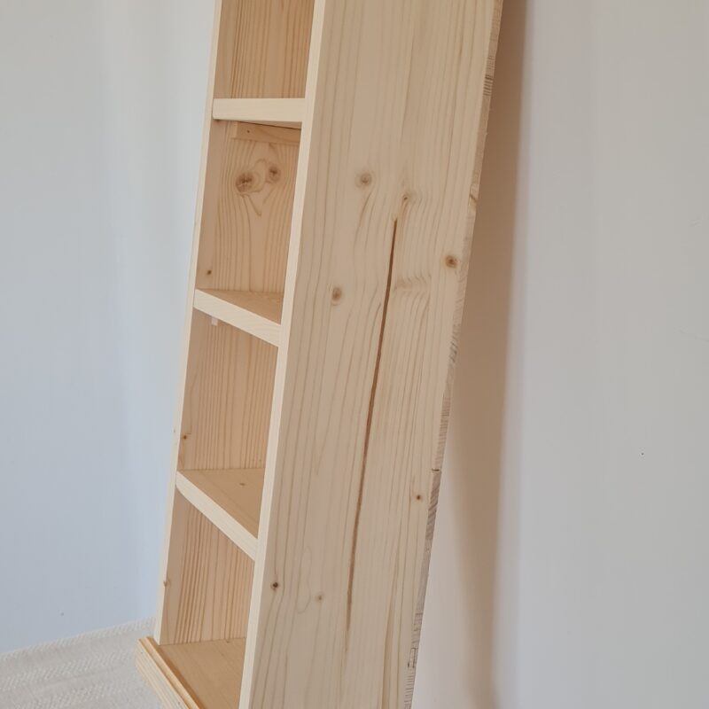 N. Fali polc 29x18x101,5cm - új készítésű