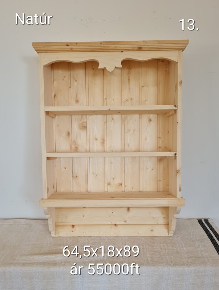 R. Fali polc 64,5x18x89cm - új készítésű - Image 2