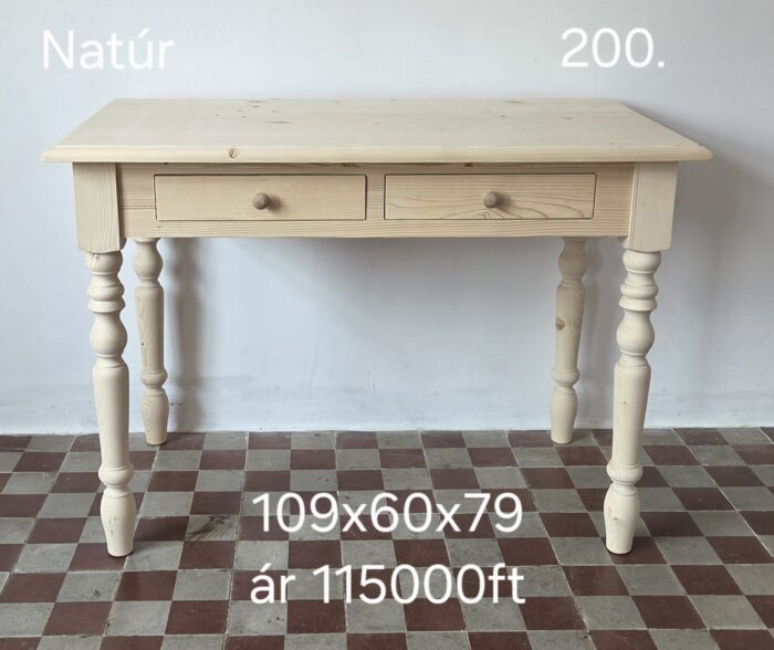 L. Íróasztal 109x60x79 - új készítésű - Image 2
