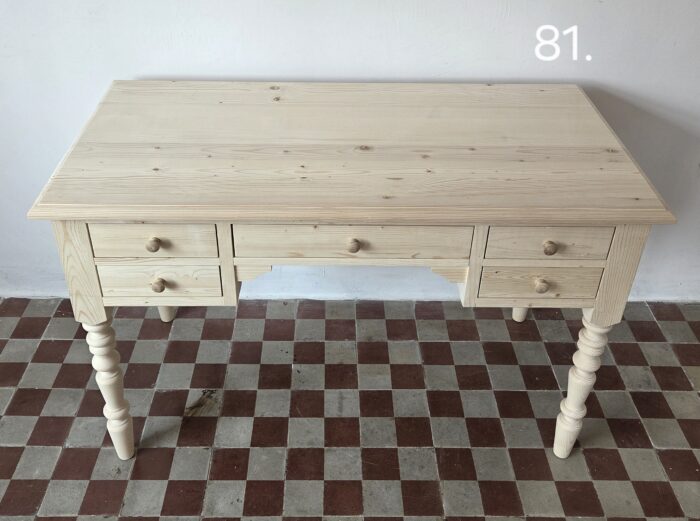 K. Íróasztal 130x65x84 - új készítésű - Image 3