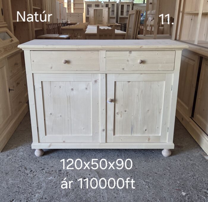Z. Ajtós komód 120x50x90cm - új készítésű - Image 2