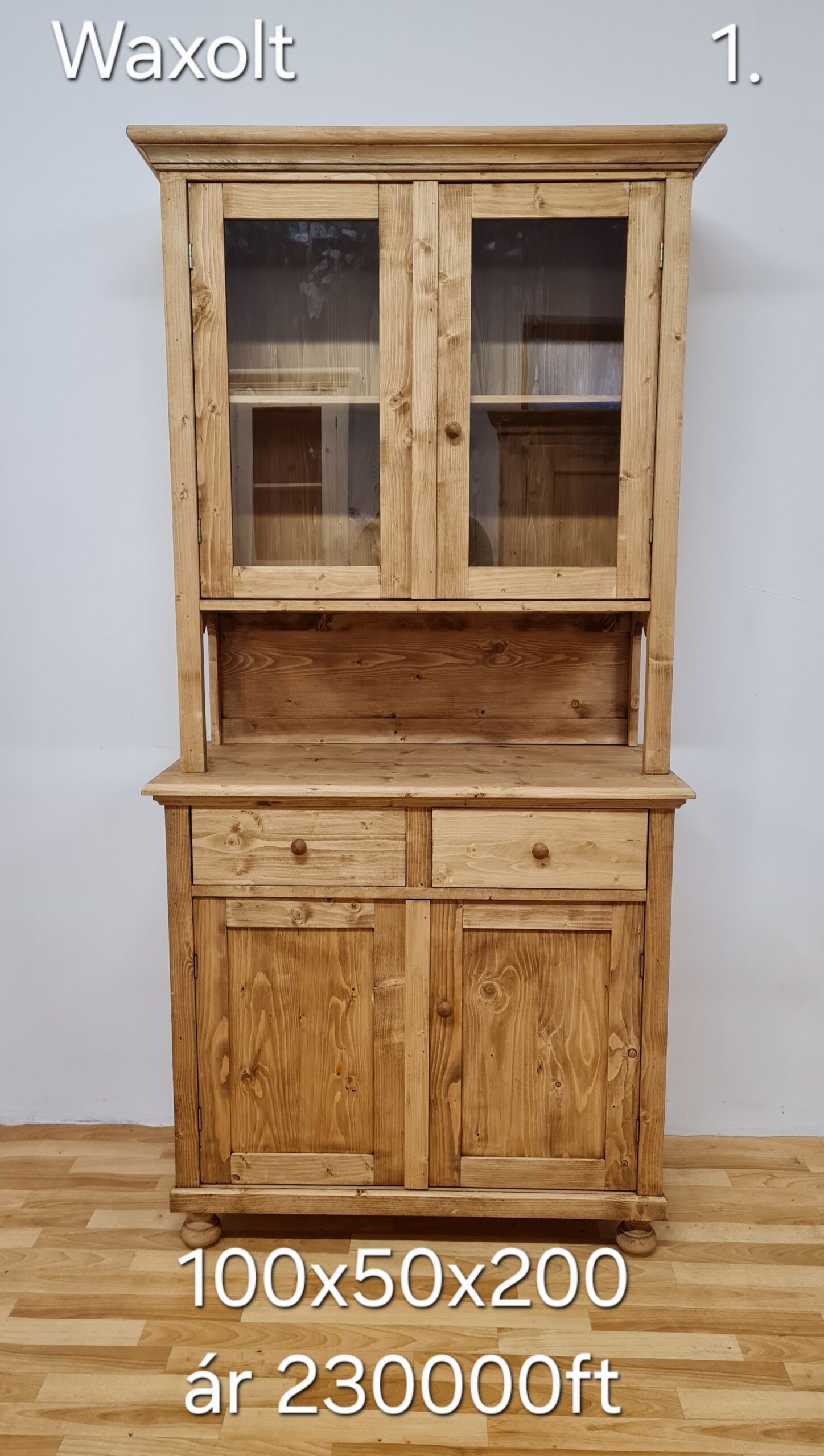 C. Kredenc, tálaló 100x50x200cm – új készítésű - Image 5