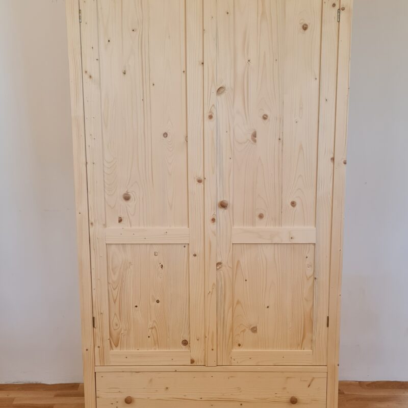 G. Ruhásszekrény 1 nagy fiók, válfás 110x60x200cm – új készítésű