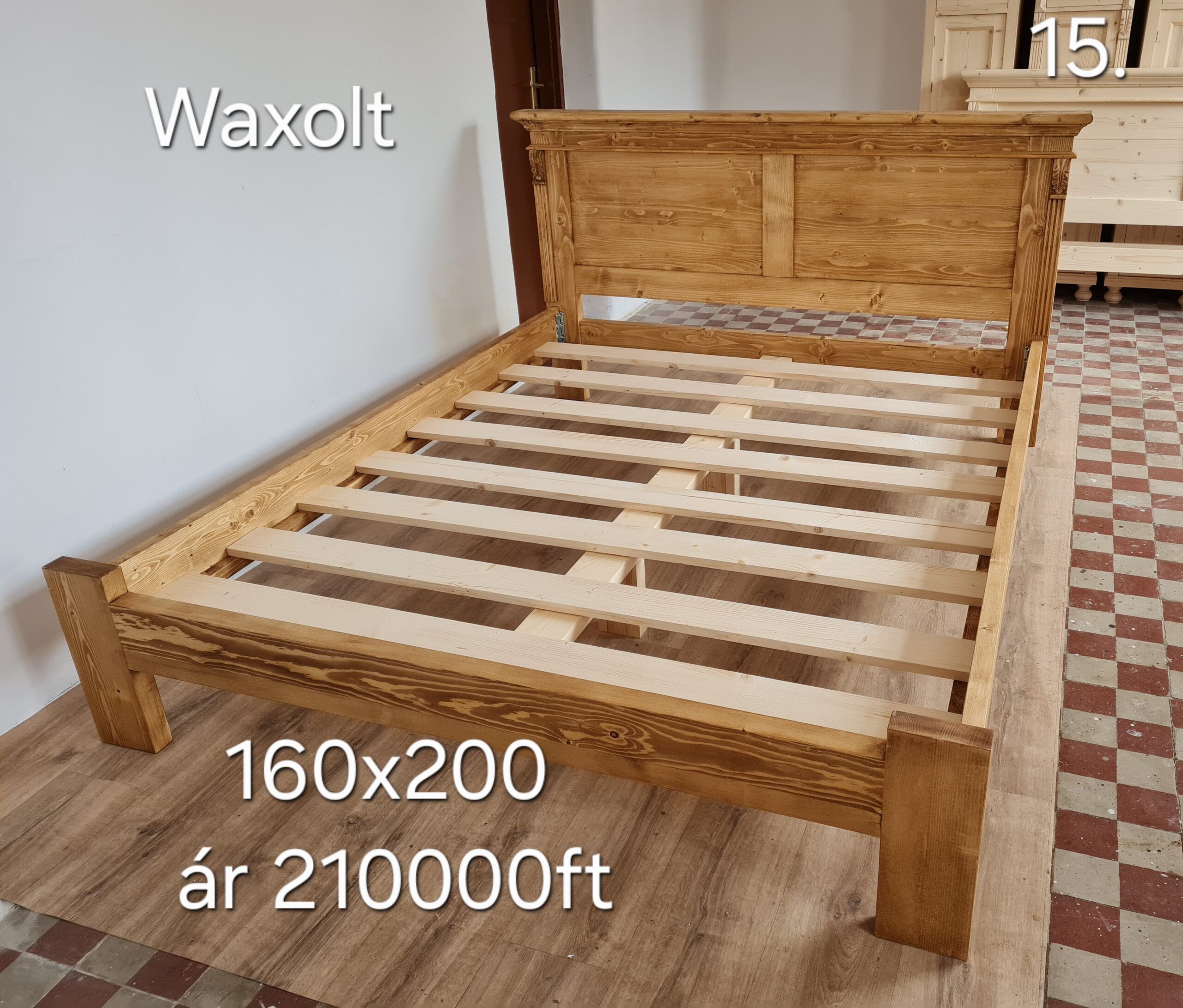 K. Francia ágy 160x200cm - új készítésű - Image 2