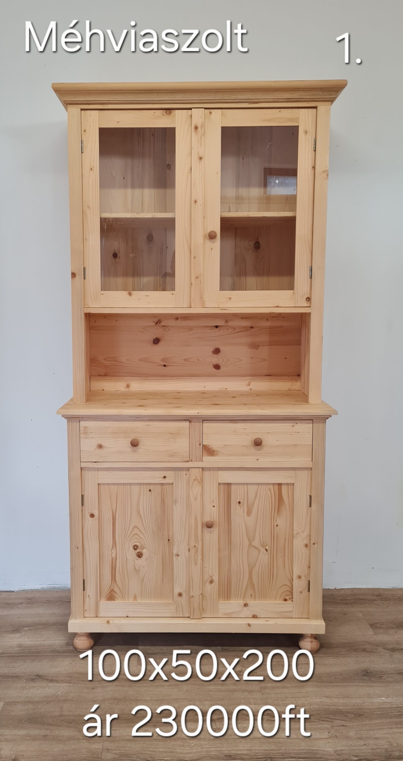 C. Kredenc, tálaló 100x50x200cm – új készítésű - Image 4