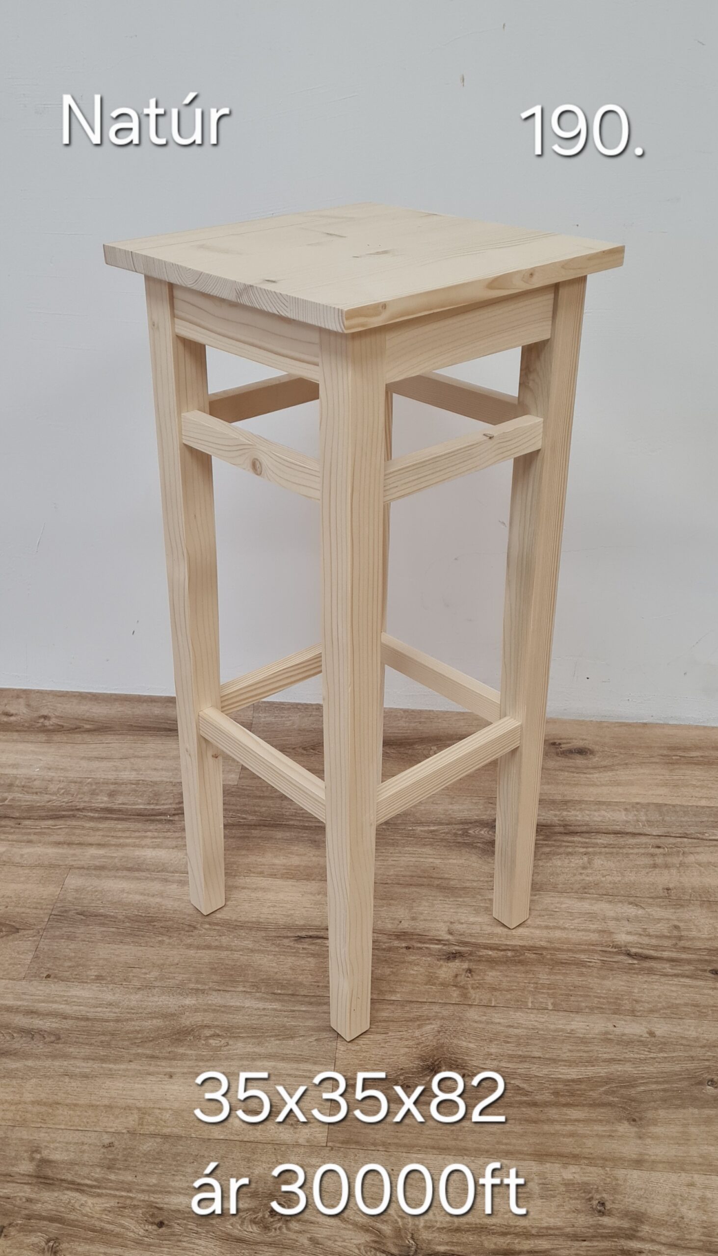 U. Rendelhető Bárszék 35x35x82 - új készítésű - Image 2