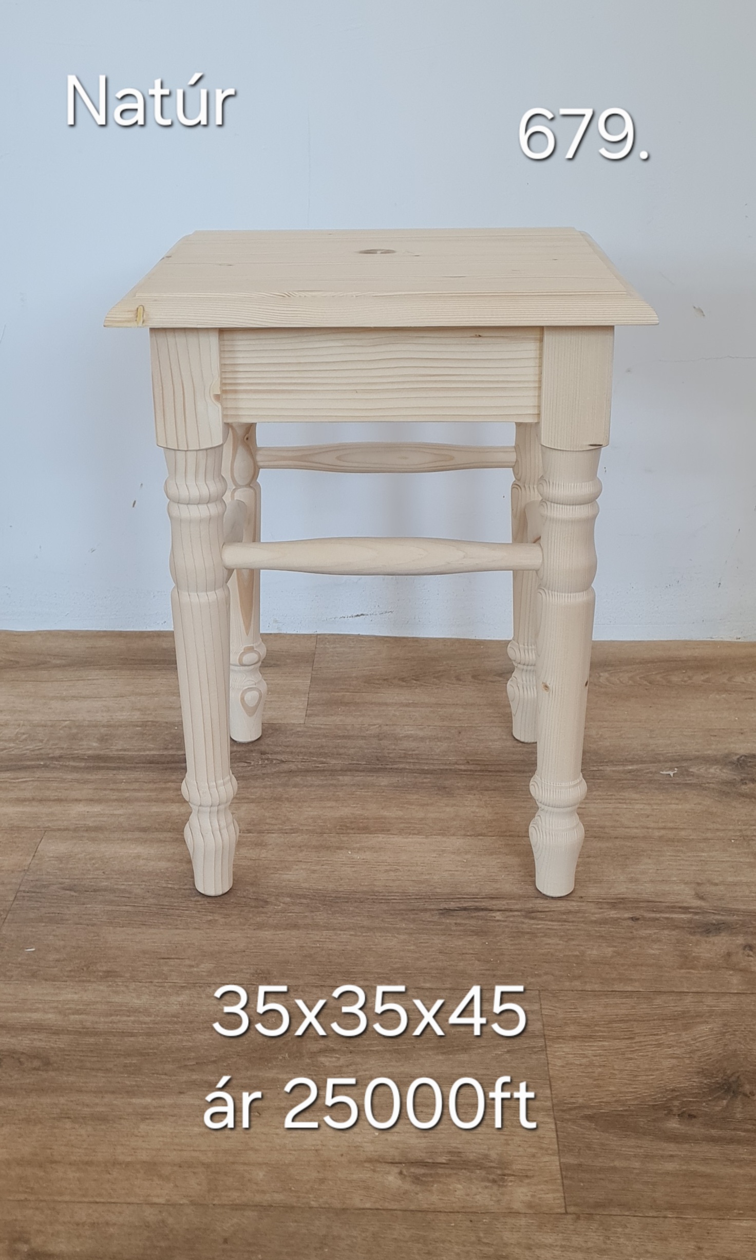 S. Hokedli 35x35x45 - új készítésű - Image 2