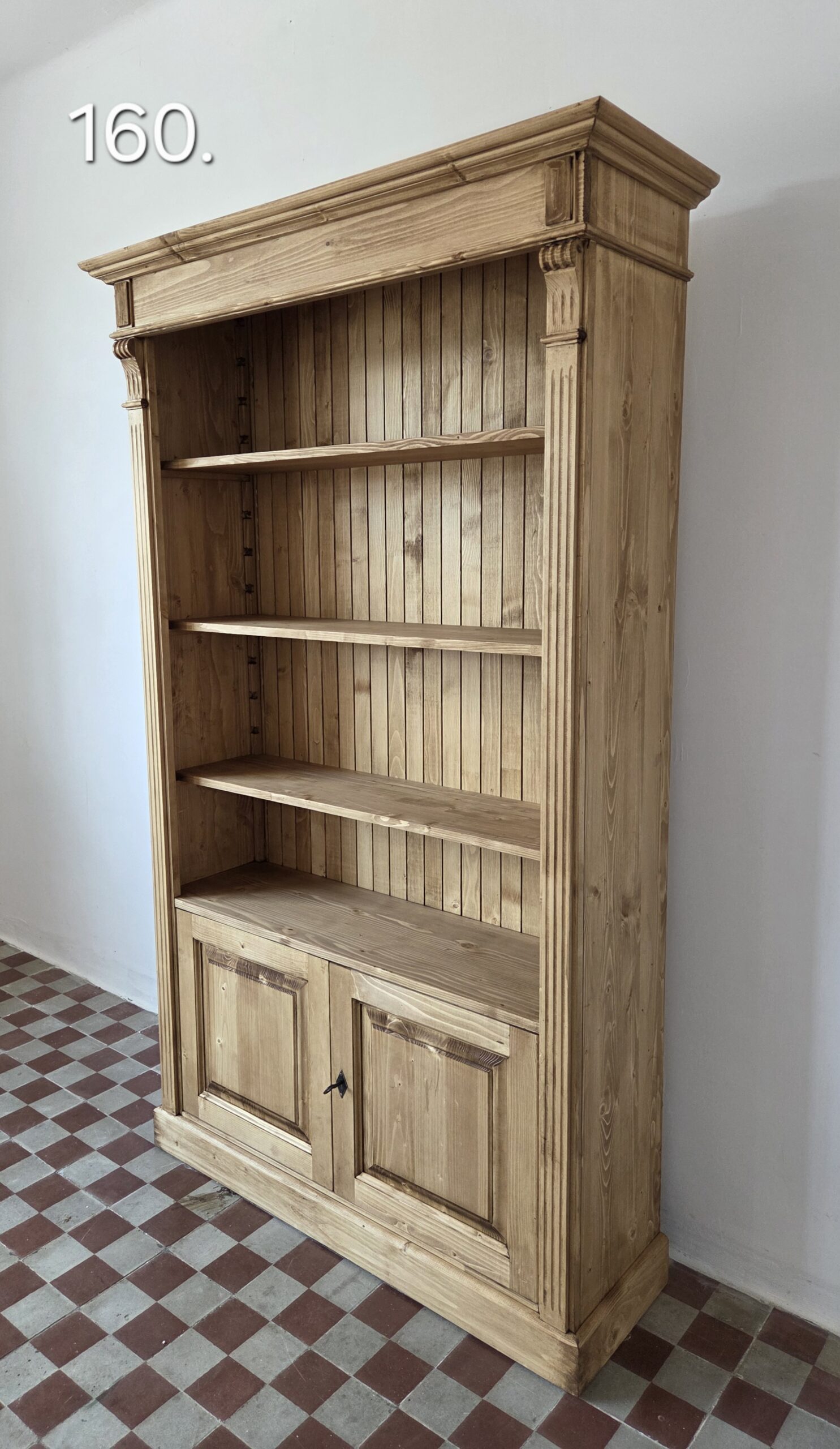 K. Nyitott polcos, fiókos 120x39x197cm – új készítésű - Image 6