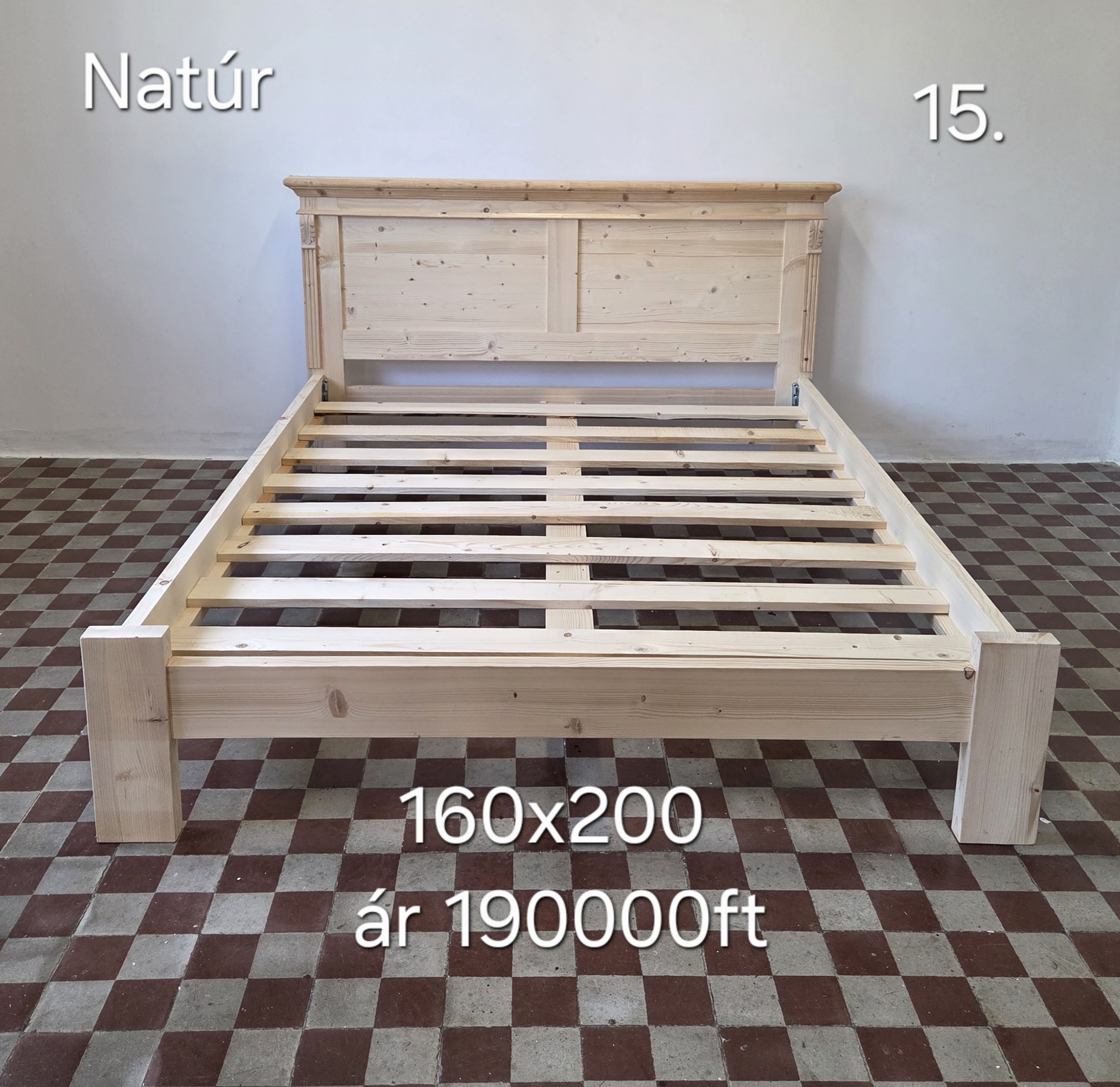 K. Francia ágy 160x200cm - új készítésű