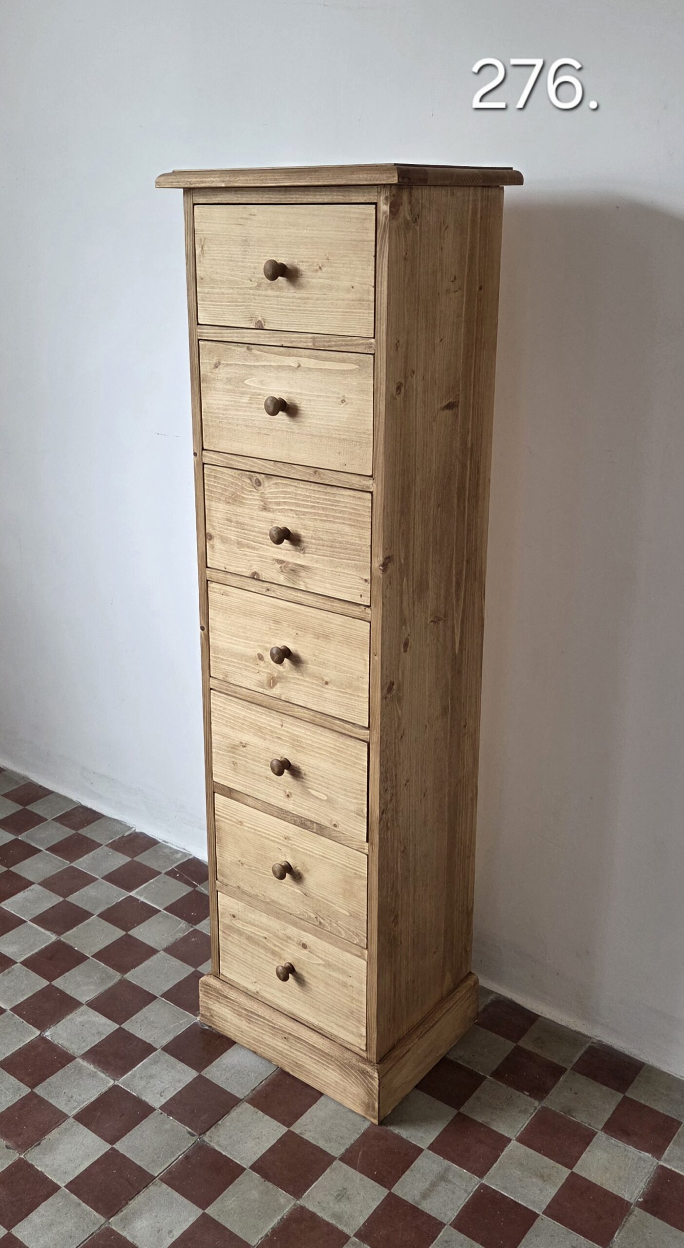 K. Fiókos szekrényke 43x33x150cm – új készítésű - Image 5