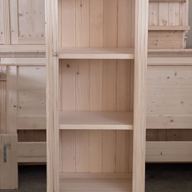 T. Nyitott polcos, fiókos 51x33x190cm – új készítésű