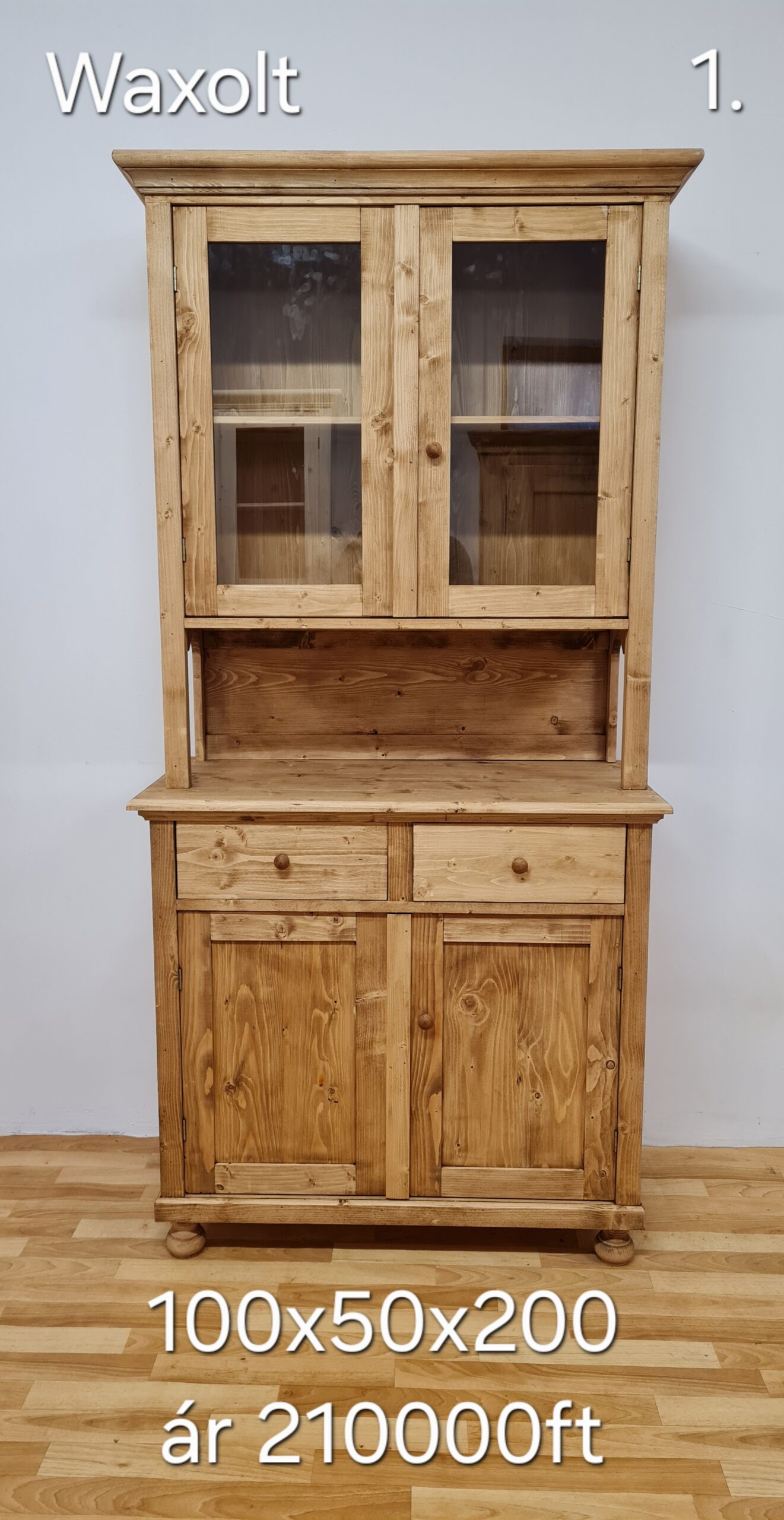 C. Kredenc, tálaló 100x50x200cm – új készítésű - Image 7