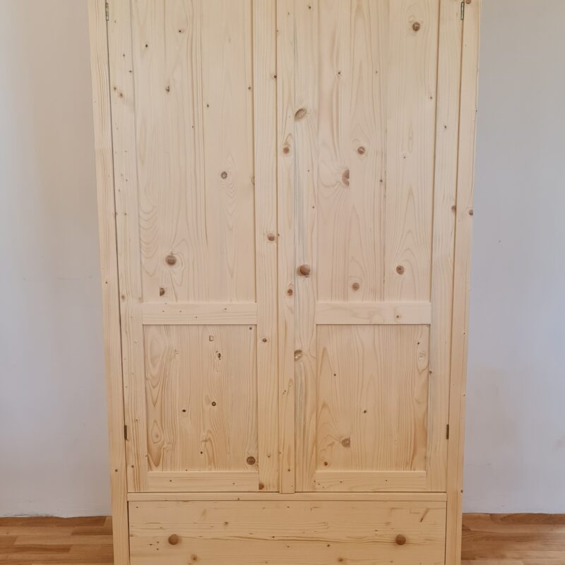 G. Ruhásszekrény 1 nagy fiók, válfás 110x60x200cm – új készítésű