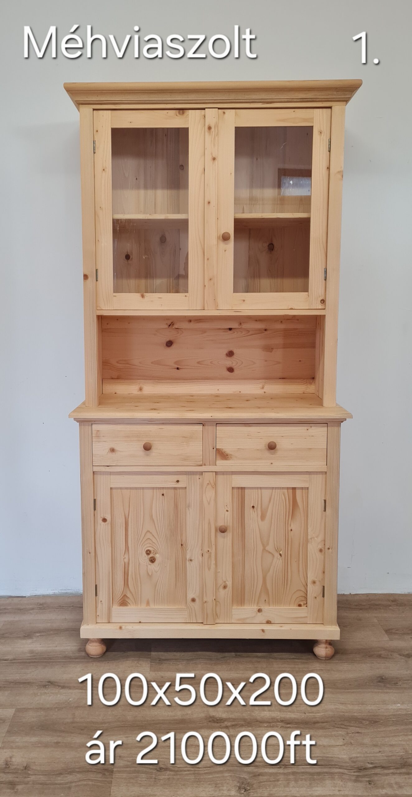 C. Kredenc, tálaló 100x50x200cm – új készítésű - Image 13