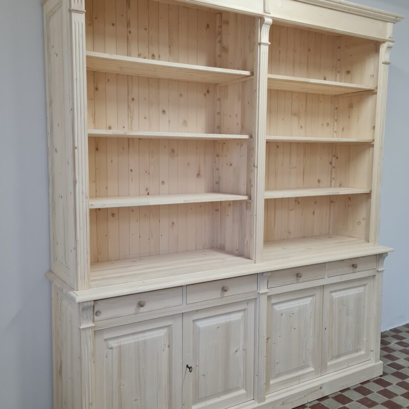 U. Nagyméretű nyitott polcos 223x52x240cm – új készítésű