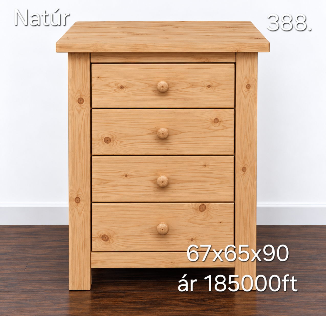 D. Raktáron Alsó rész 67x65x90cm - új készítésű - Image 2